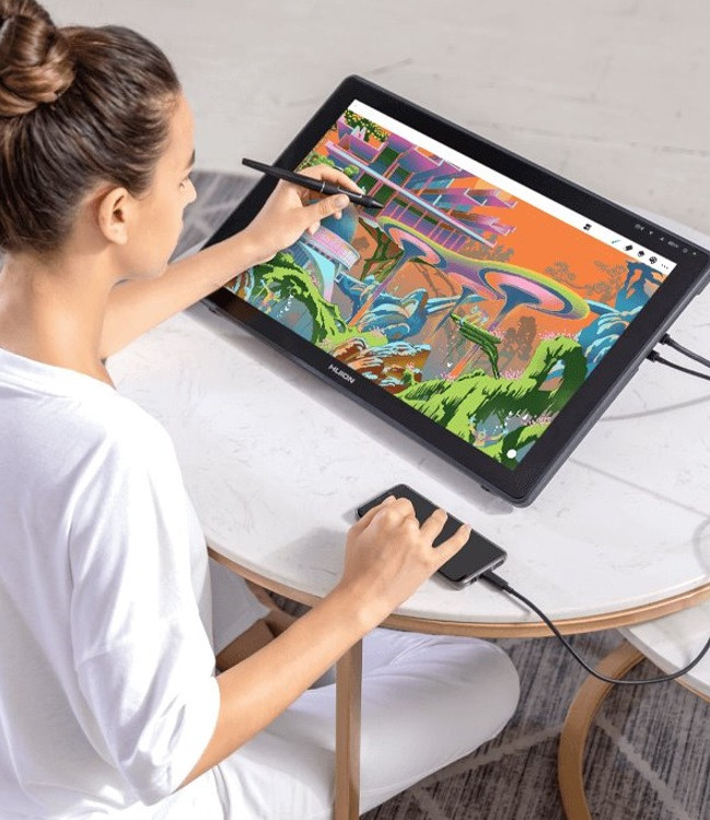 Tablet graficzny Huion Kamvas 22 Plus - zdjęcie 8