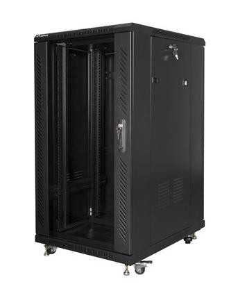 LANBERG SZAFA STOJĄCA RACK 19" 22U 600X800 CZARNA - zdjęcie 2