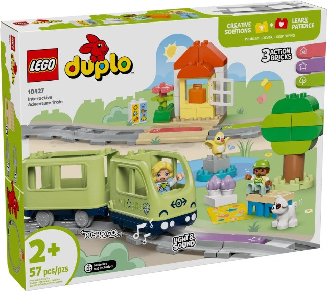 LEGO DUPLO TOWN 10427 Most i Tory Kolejowe - Zestaw Rozszerzający - zdjęcie 1