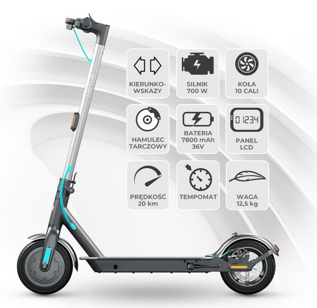 Hulajnoga Elektryczna Motus Scooty 10 Lite GEN 5 350W - zdjęcie 1