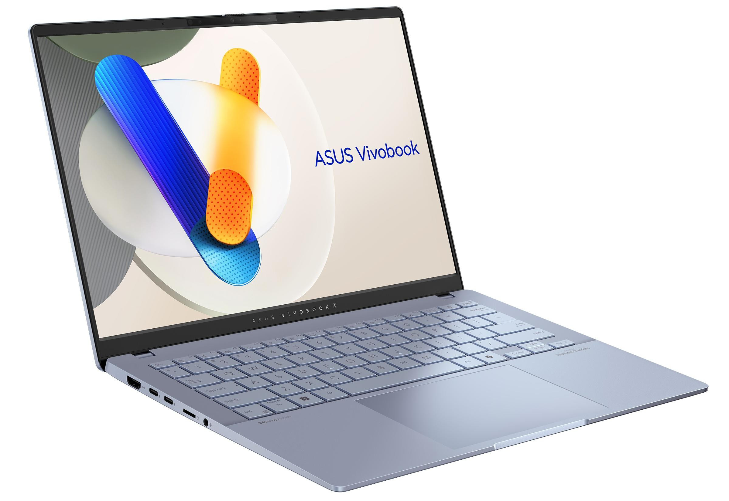 ASUS Vivobook S 14 OLED S5406MA-PP016W Ultra 7 155H 14.0"3K 120Hz 400nits Glossy 16GB LPDDR5X SSD1TB Intel Arc Graphics WLAN+BT Cam 75WHrs Win11 Mist Blue - zdjęcie 3