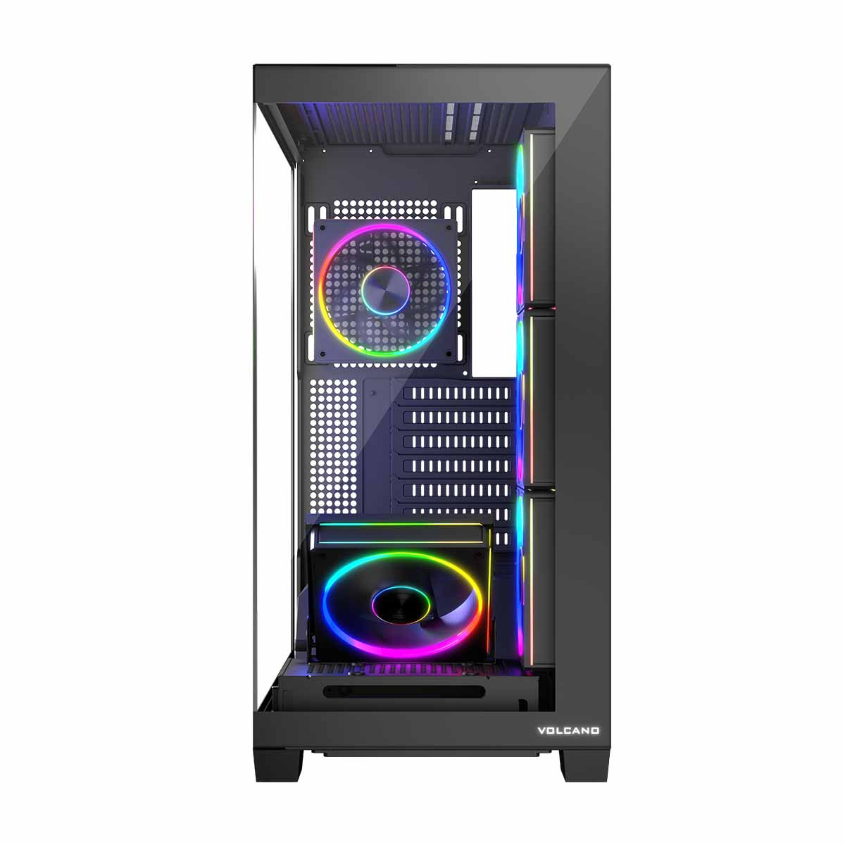 MODECOM OBUDOWA VOLCANO STELLAR ARGB MIDI 5F BLACK - zdjęcie 4