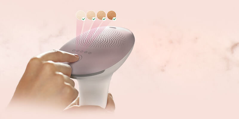 Depilator PHILIPS Lumea Advanced IPL BRI921/00 + Trymer Wbudowany filtr UV - zdjęcie 4