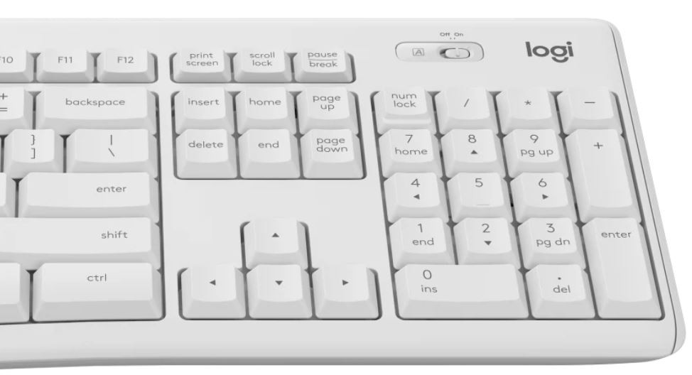 ZESTAW LOGITECH MK295 ( US ) Silent Wireless White - zdjęcie 3