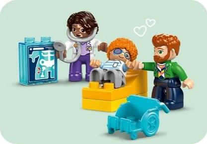 LEGO DUPLO TOWN 10449 Pierwszy raz: Wizyta u lekarza - zdjęcie 6