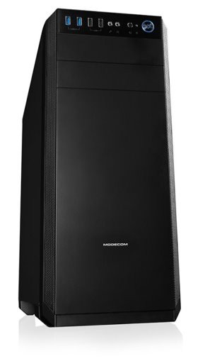 MODECOM OBERON PRO CZARNA OBUDOWA KOMPUTEROWA LE - zdjęcie 1
