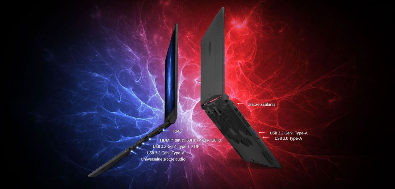 MSI Katana 15 B13VFK-1437XPL i7-13620H 15.6" FHD 144Hz IPS-Level 16GB DDR5 SSD1TB RTX 4060 8GB NoOS - zdjęcie 6