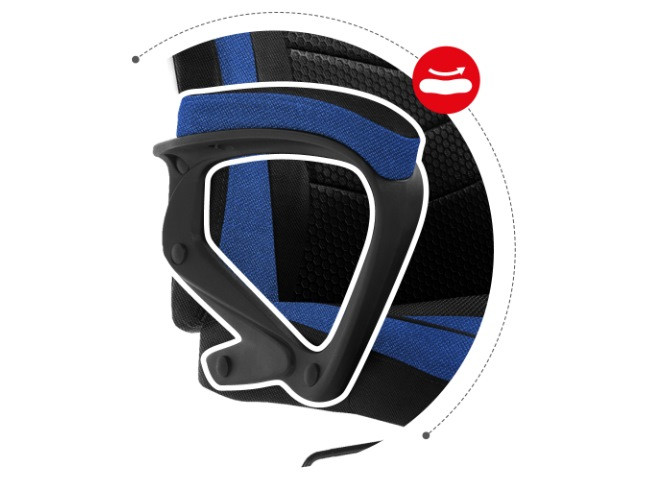 Fotel gamingowy HZ-Force 2.5 Blue Mesh - zdjęcie 5