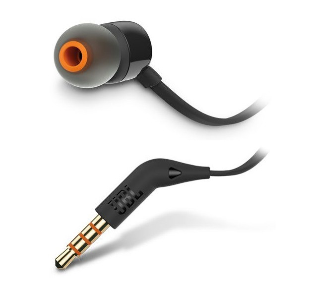 Słuchawki JBL T110 (niebieskie, z mikrofonem) - zdjęcie 1