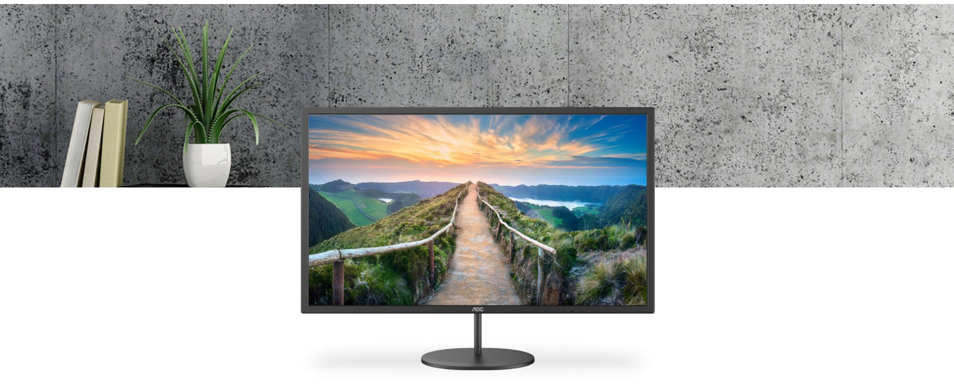 MONITOR AOC LED 31,5" Q32V4 - zdjęcie 1