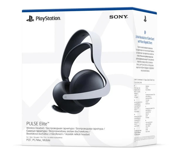 SONY PS5 Pulse ELITE Wireless Headset New Mod White - zdjęcie 7