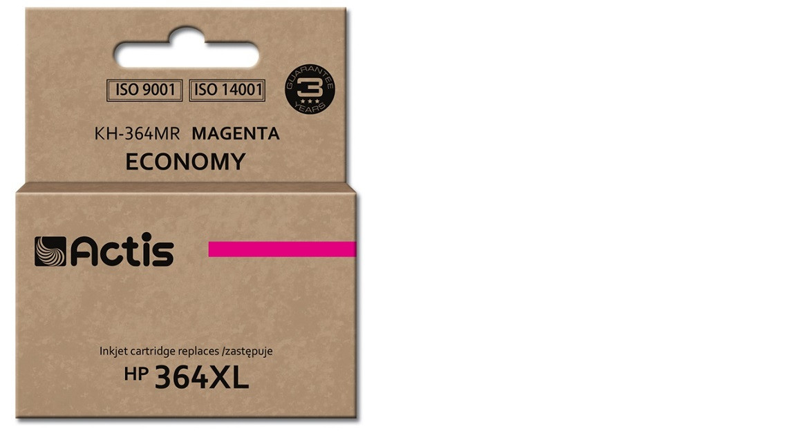 Actis KH-364MR Tusz do drukarki HP, Zamiennik HP 364XL CB324EE; Standard; 12 ml; purpurowy. - zdjęcie 1