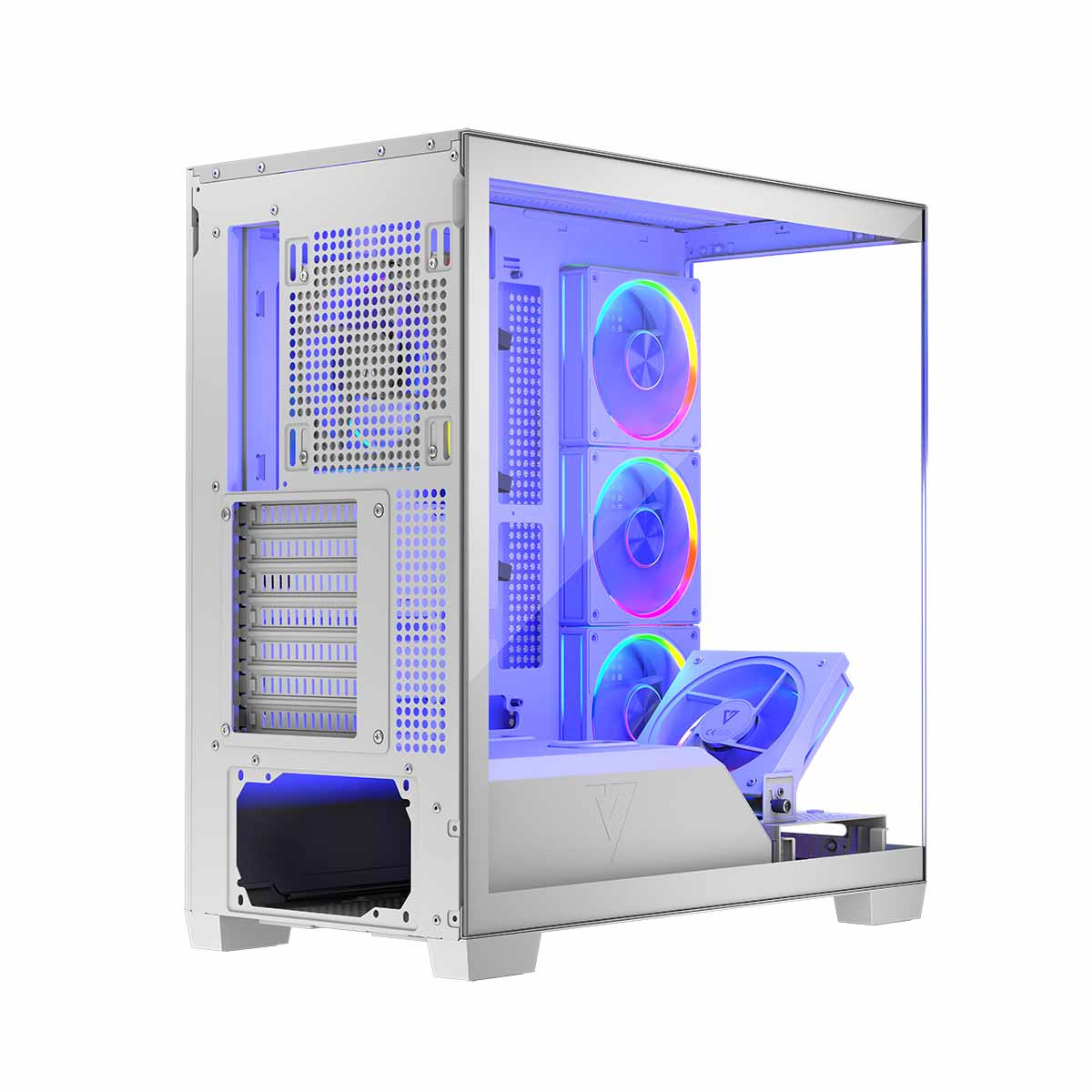MODECOM OBUDOWA VOLCANO STELLAR ARGB MIDI 5F WHITE - zdjęcie 7