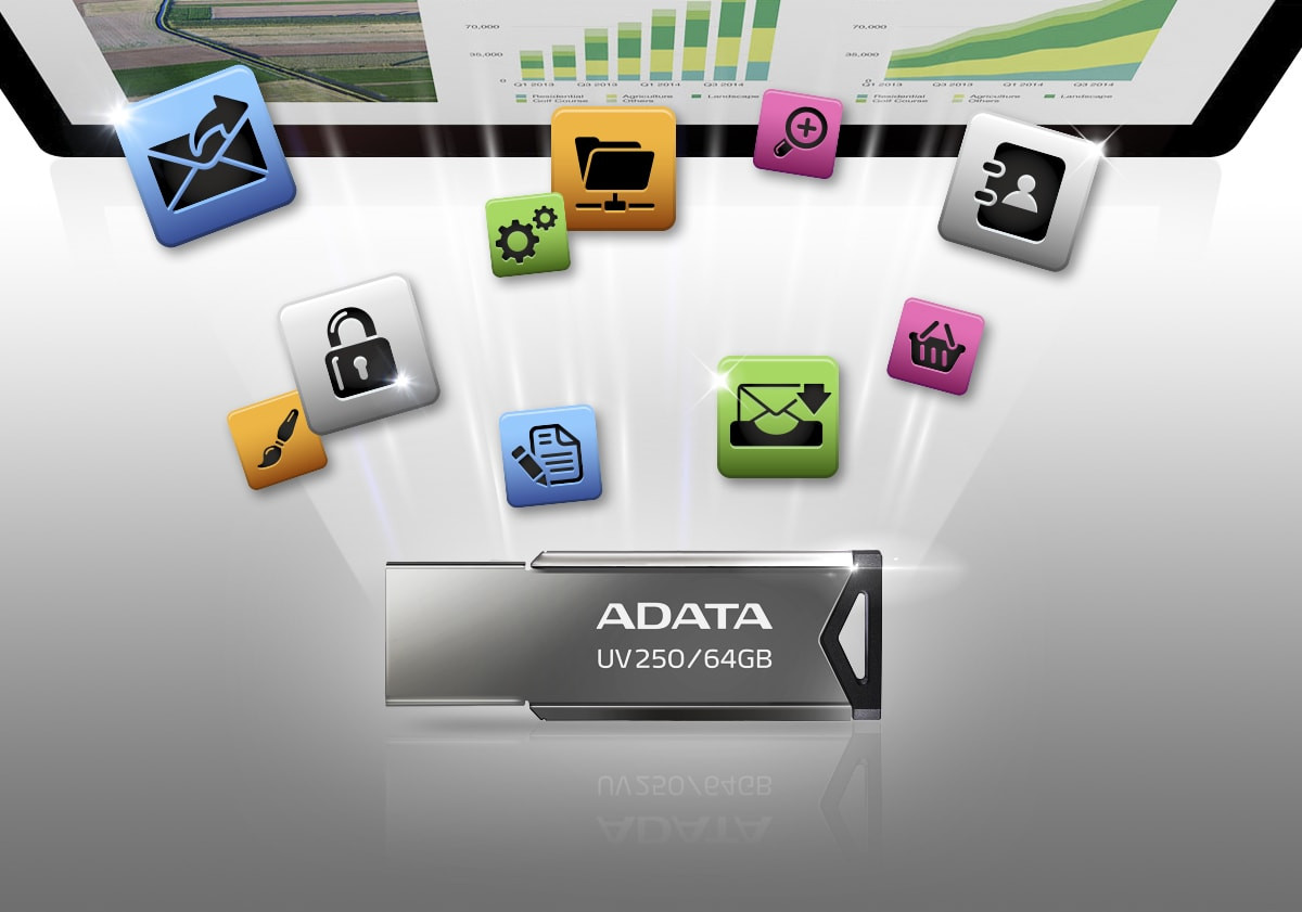 ADATA UV250 32GB USB2.0 Metallic - zdjęcie 3