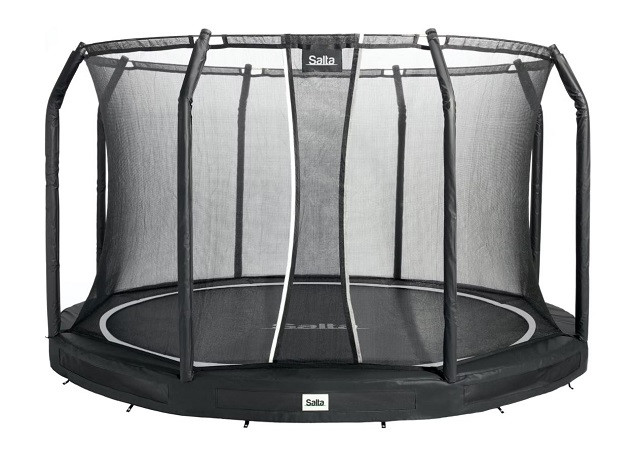 Trampolina Premium Ground Combo 251cm czarna - zdjęcie 2