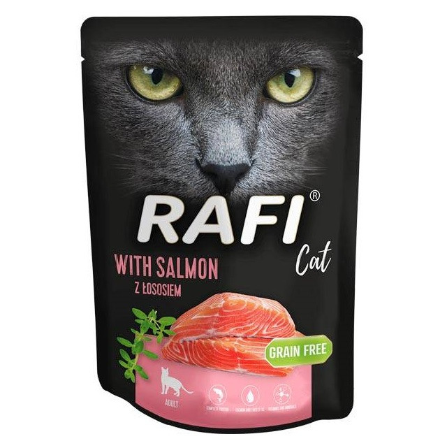 DOLINA NOTECI Rafi Cat Łosoś - mokra karma dla kota - 300 g - zdjęcie 1