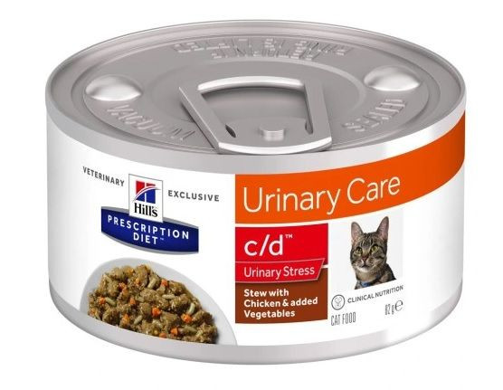 HILL'S Prescription Diet Feline c/d Urinary Stress Stews - mokra karma dla kota - 6x82g - zdjęcie 1