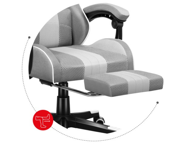 Fotel gamingowy Huzaro Force 4.7 White Mesh - zdjęcie 3