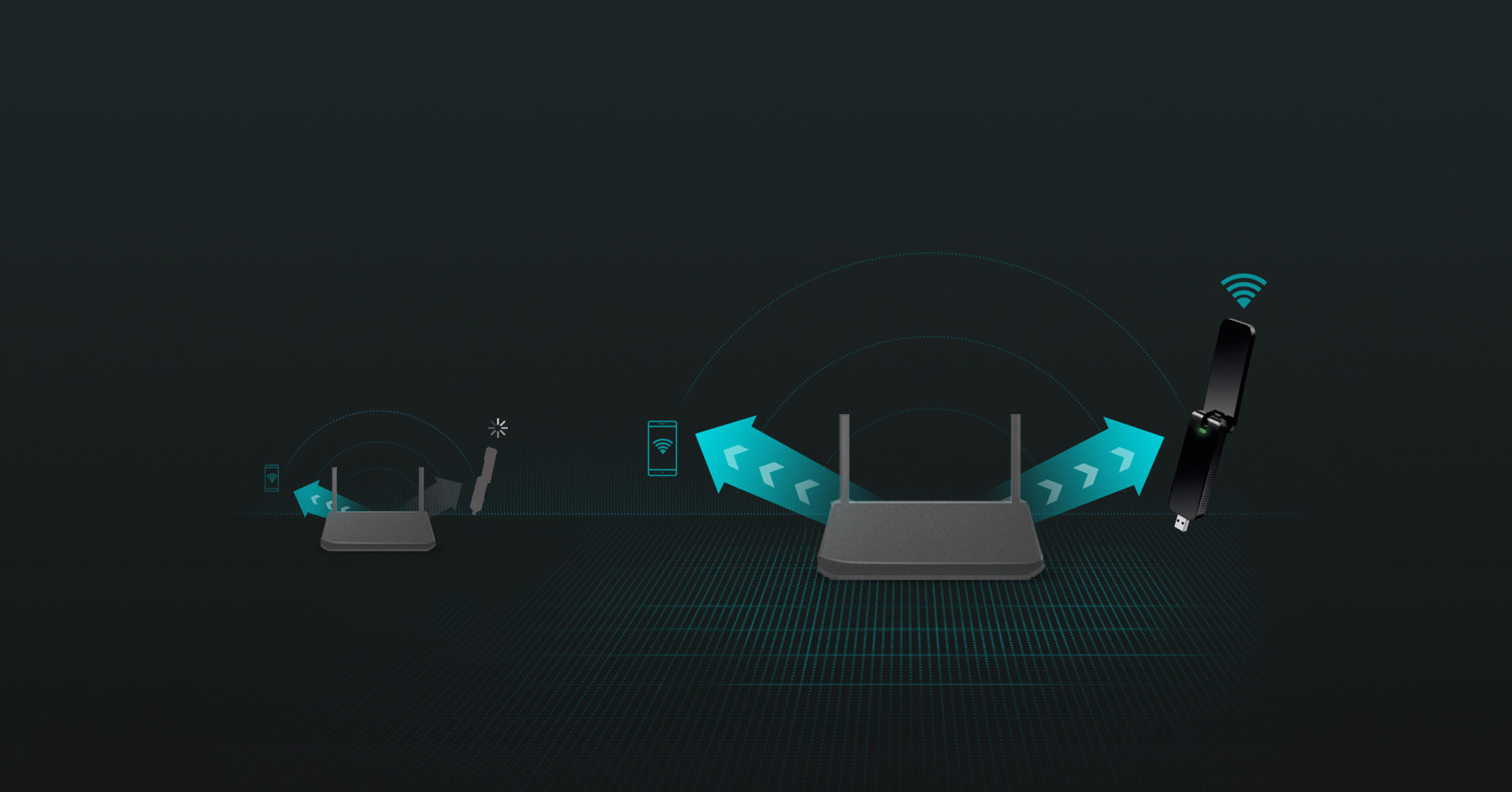 TP-LINK ARCHER T4U Wireless USB Adapter AC1300 - zdjęcie 4