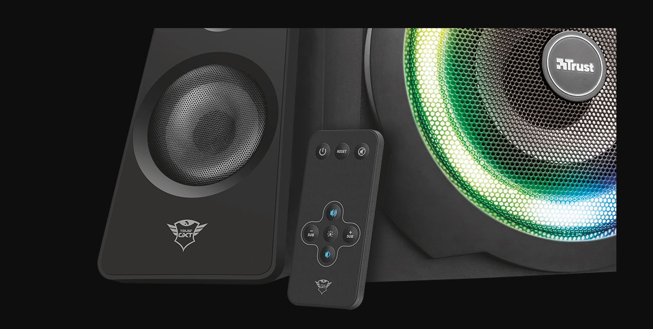 Zestaw głośników TRUST GXT 629 Tytan 2.1 RGB Black (22944) - zdjęcie 3