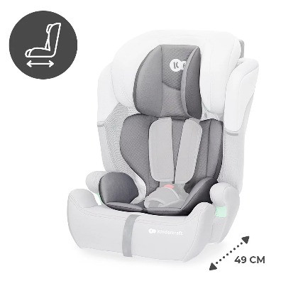 Kinderkraft fotelik COMFORT UP i-Size 9-36kg Szary - zdjęcie 5