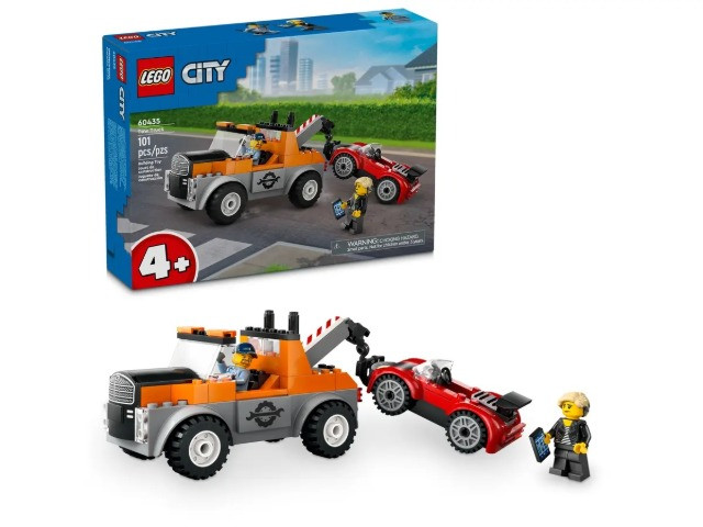 LEGO City 60435 Samochód pomocy drogowej i naprawa sportowego auta - zdjęcie 1