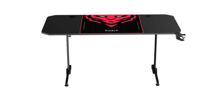 Biurko gamingowe DIABLO X-MATE 1600 czarne - zdjęcie 2