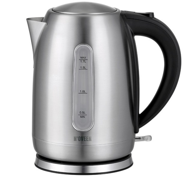 Czajnik elektryczny Noveen EK1405 1,7l inox wyłącznik Strix - zdjęcie 1