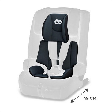 Kinderkraft fotel SAFETY FIX 2 i-Size 9-36kg Szary 5VAT - zdjęcie 6