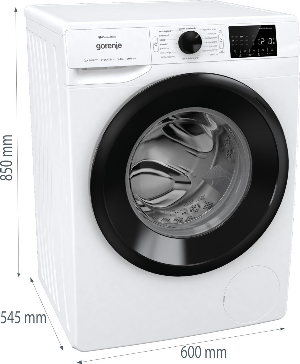 Pralka GORENJE WPNA94A1TWIFI/PL 9kg 1400 obr/min - zdjęcie 2