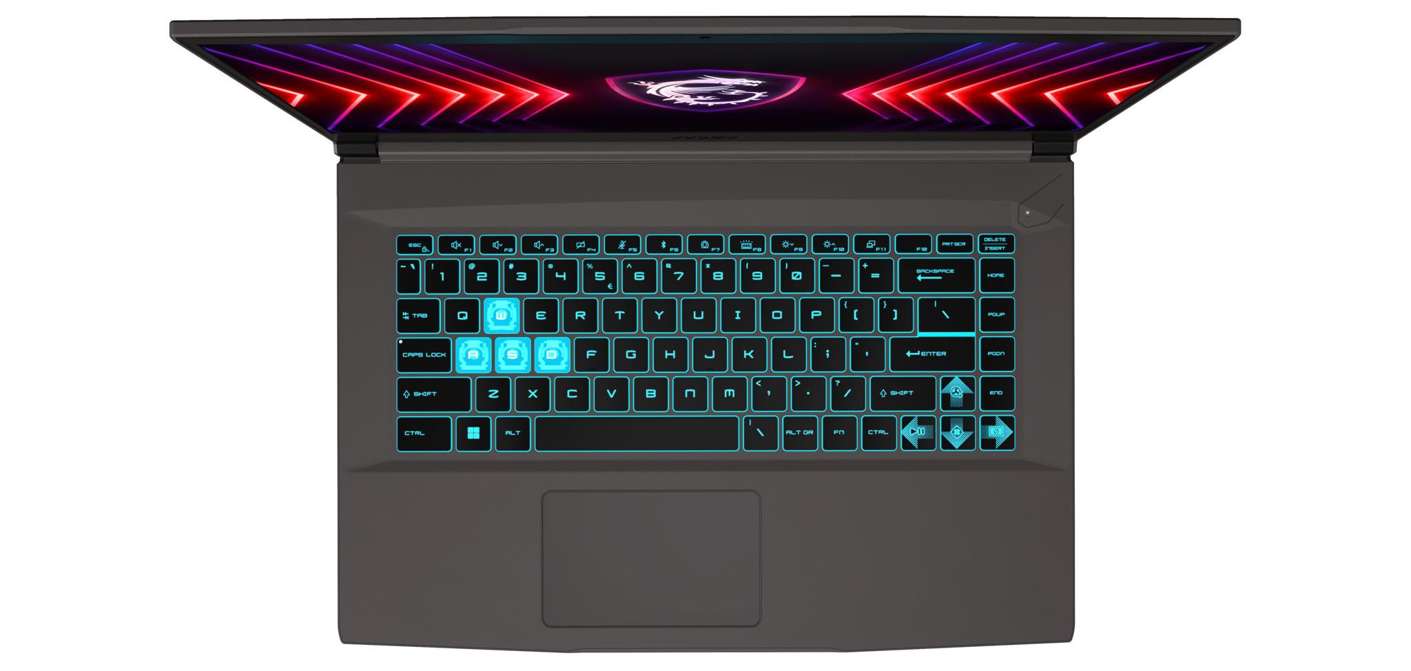 MSI Thin 15 B12VE-1817XPL i5-12450H 15.6" FHD 144Hz IPS-Level 16GB DDR4 3200 SSD512 RTX 4050 6GB NoOS - zdjęcie 2