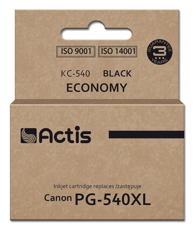 Actis KC-540 Tusz do drukarki Canon, zamiennik Canon PG-540XL; Supreme; 22 ml; czarny. - zdjęcie 1