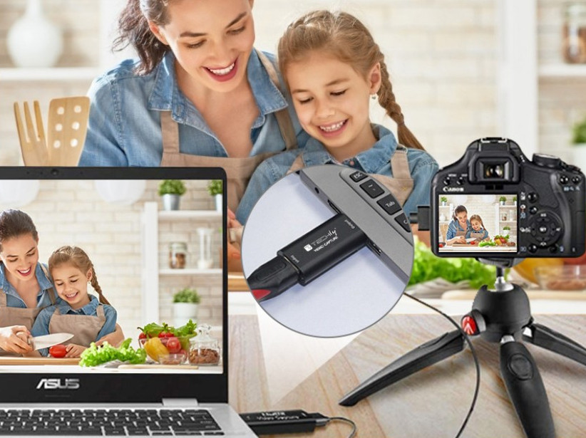 TECHLY GRABBER HDMI KARTA PRZECHWYTYWANIA HDMI 108 - zdjęcie 1