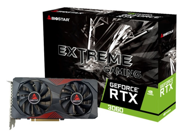 Karta graficzna BIOSTAR GeForce RTX 3060 12GB (VN3606RML9) - zdjęcie 1