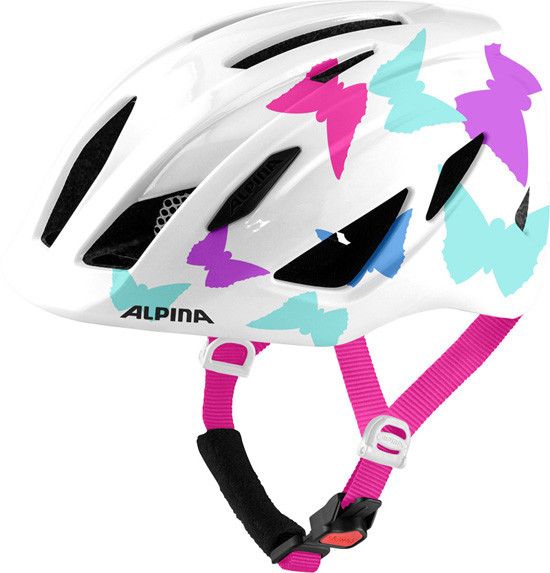 Kask rowerowy ALPINA PICO BIEL PERŁOWA MOTYLE POŁYSK 50-55 new 2021 - zdjęcie 1