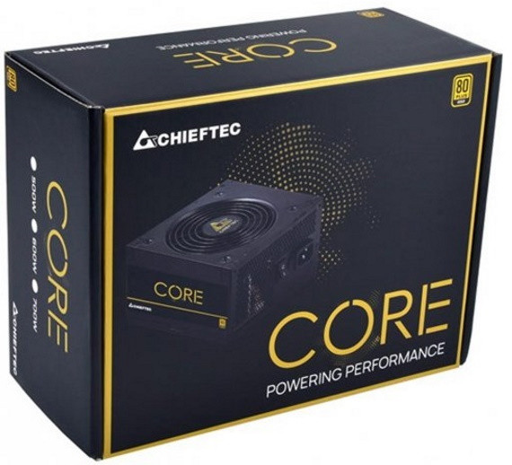 ZASILACZ CHIEFTEC CORE 500W ATX 80+ gold - zdjęcie 3