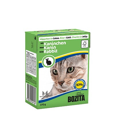 BOZITA Królik w galaretce - mokra karma dla kota - 370g - zdjęcie 1