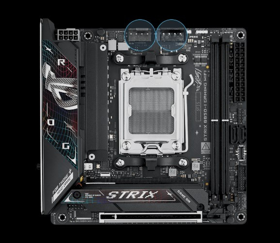 Płyta główna ASUS ROG STRIX B850-I GAMING WIFI (90MB1K30-M0EAY0) - zdjęcie 13