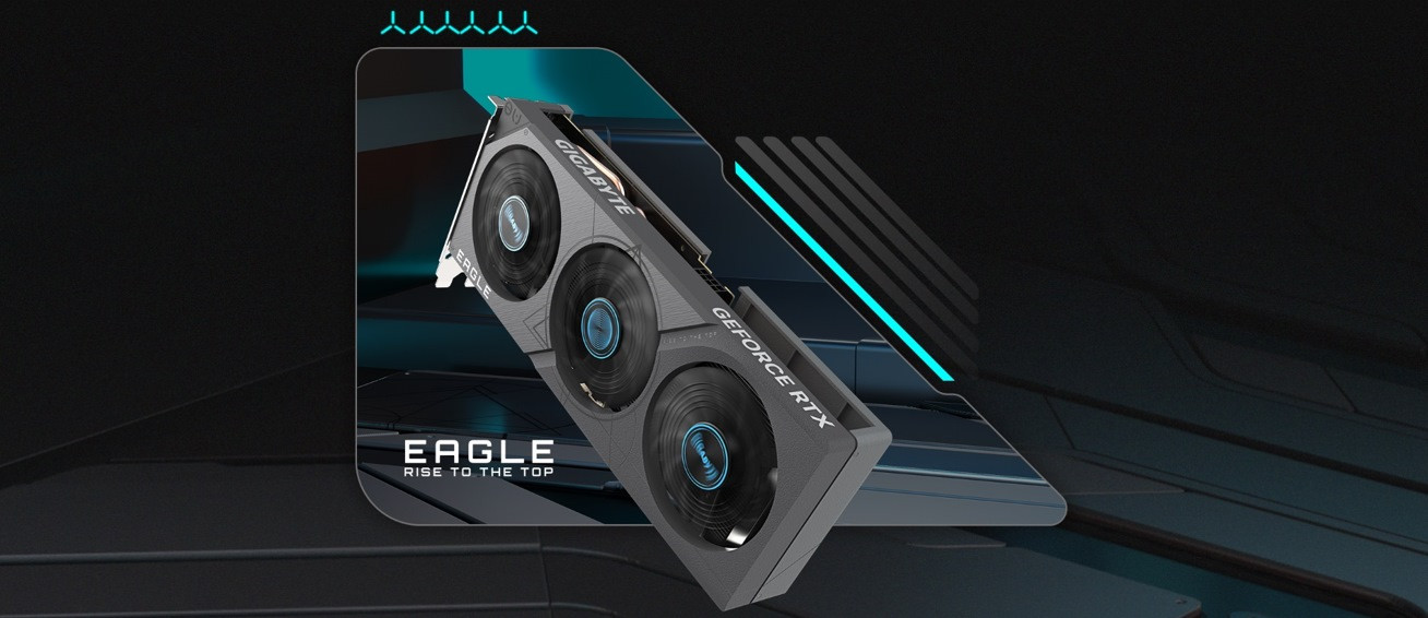 Karta graficzna Gigabyte GeForce RTX 4060 EAGLE OC 8GB GDDR6 (GV-N4060EAGLE OC-8GD) - zdjęcie 1