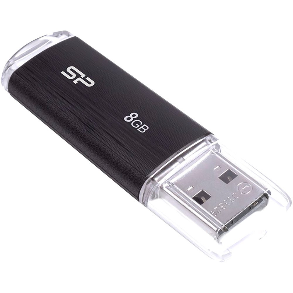 Silicon Power Ultima U02 8GB USB 2.0 TSOP Black - zdjęcie 2