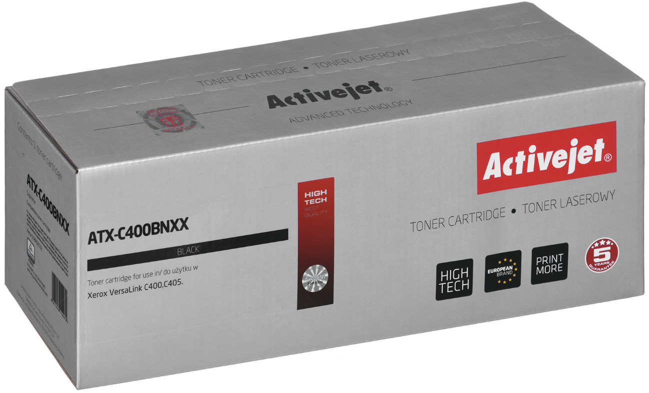 Activejet ATX-C400BNXX Toner do drukarki Xerox, zamiennik Xerox 106R03532; Supreme; 10500 stron; czarny. - zdjęcie 6