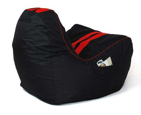 Pufa worek sako FERRARI czarny-czerwony XXL 140x100 - zdjęcie 2