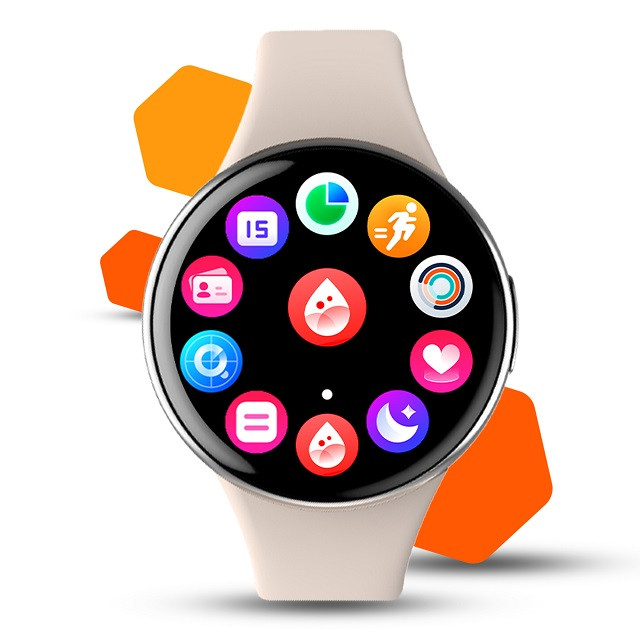 Smartwatch damski Manta Livia Mini złoty - zdjęcie 8