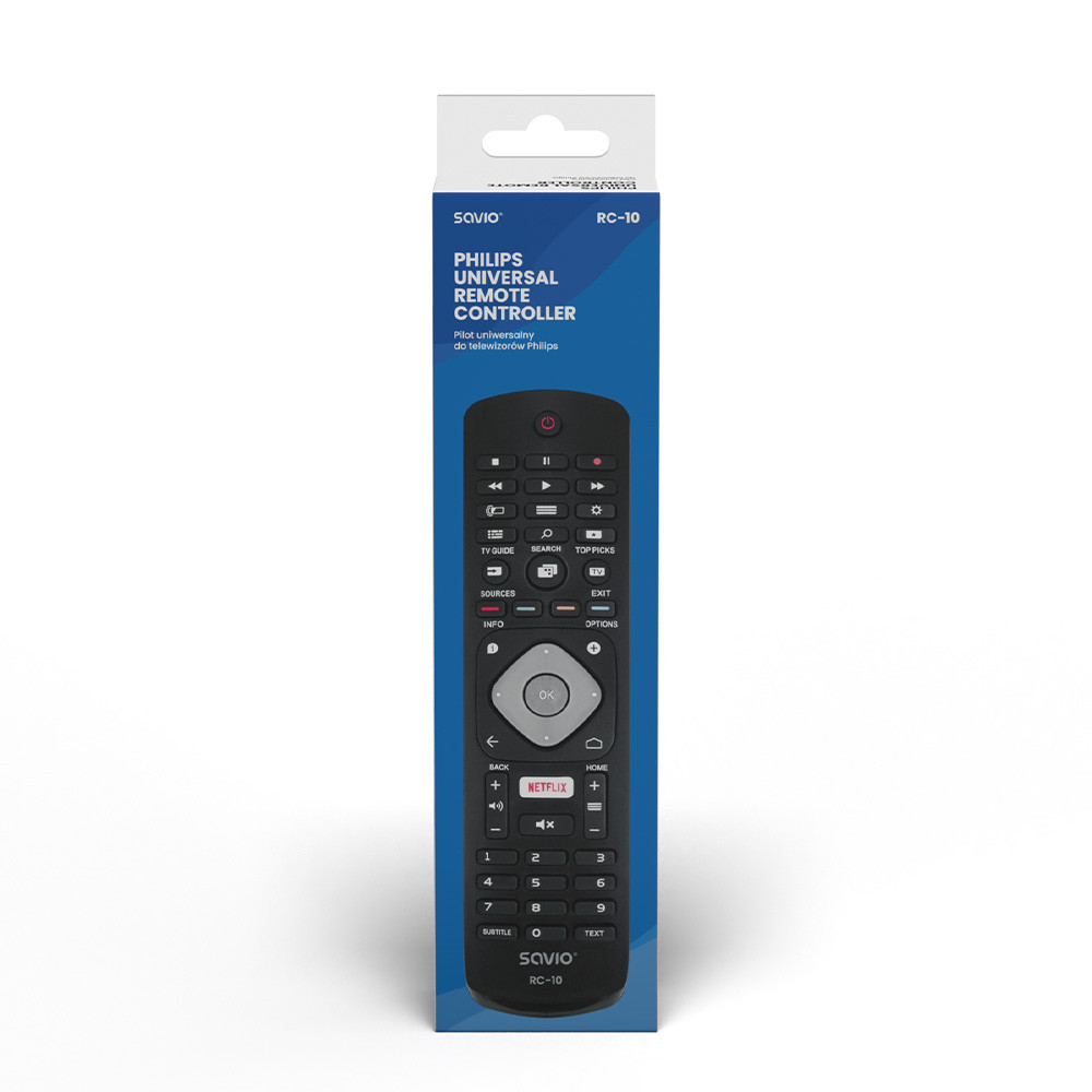 SAVIO PILOT ZAMIENNIK DO TV PHILIPS RC-10 - zdjęcie 2