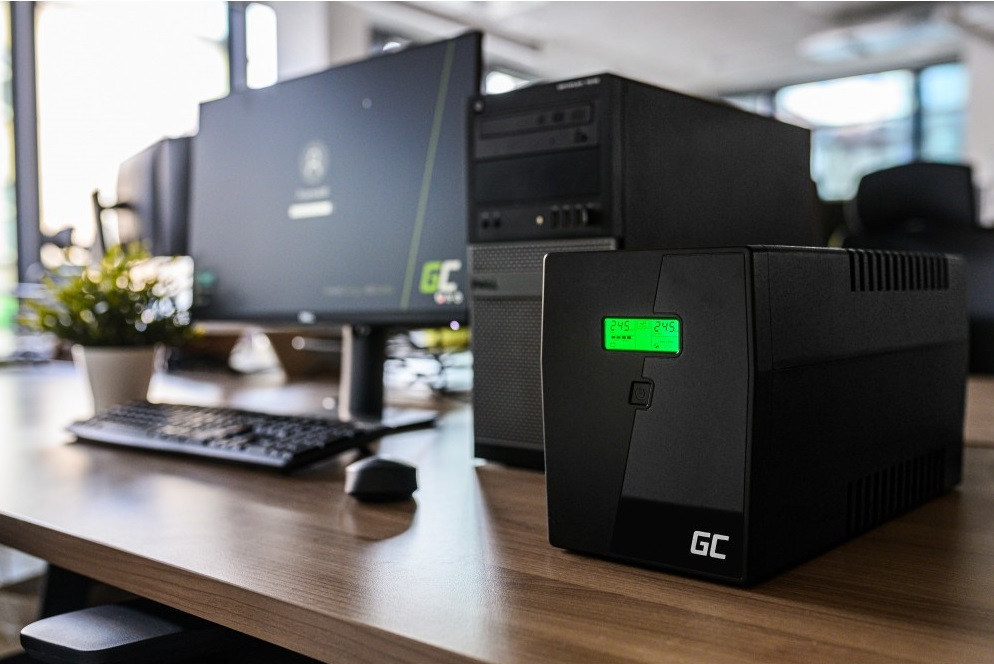 GREEN CELL ZASILACZ AWARYJNY UPS01LCD 600VA 360W - zdjęcie 3