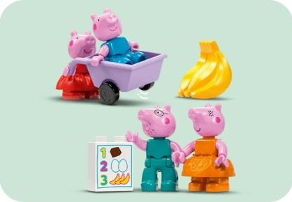 LEGO Peppa Pig 10434 Peppa i supermarket - zdjęcie 3