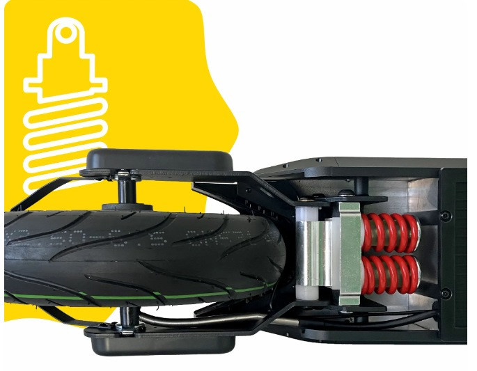 Hulajnoga Elektryczna XRIDER M10 Pro 15,6Ah Bateria LG 500W - zdjęcie 6