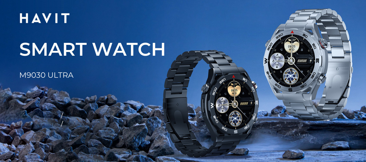 Smartwatch Havit M9030 Ultra (srebrny) - zdjęcie 1