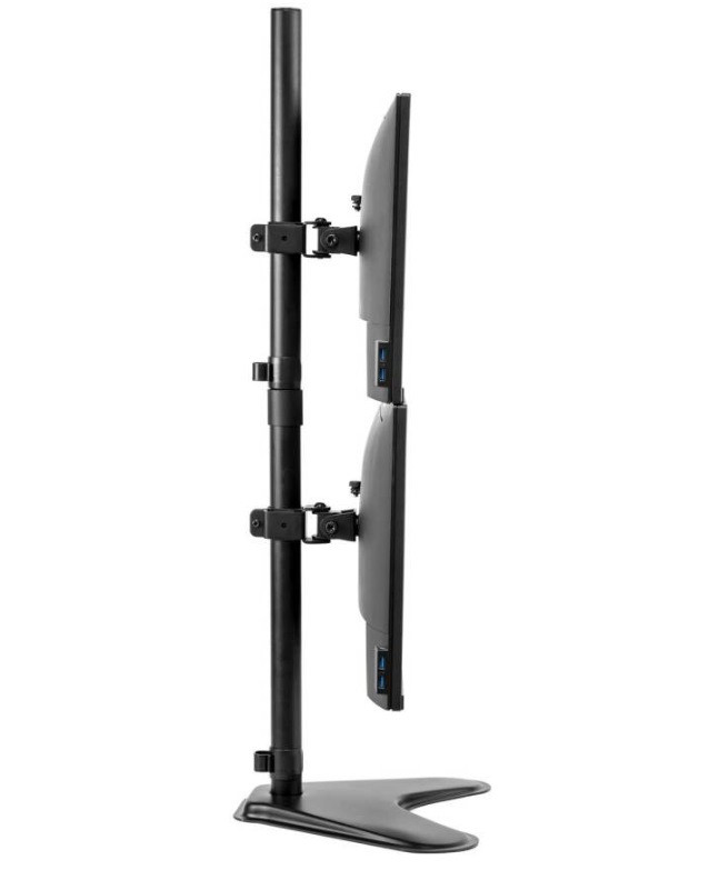 Fellowes Ergonomia wolnostojące ramię na 2 monitory - pionowe Seasa - dawne Professional Series™ - zdjęcie 2