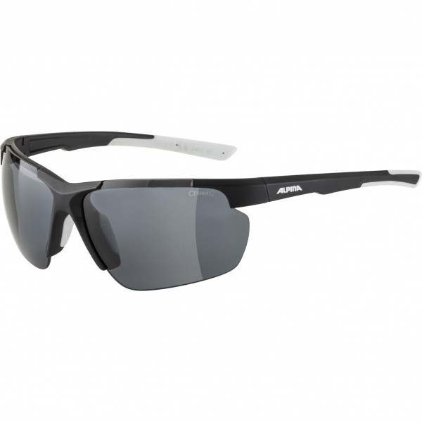 Okulary na rower DEFEY HR kolor BLACK MATT-WHITE szkło BLACK Cat.3 - zdjęcie 1